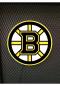 Preview: Boston Bruins Logo Led Illuminated Sign Wall Light! (round)